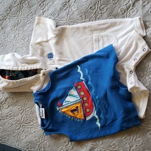 Baby boy beach wear, size 12 mos